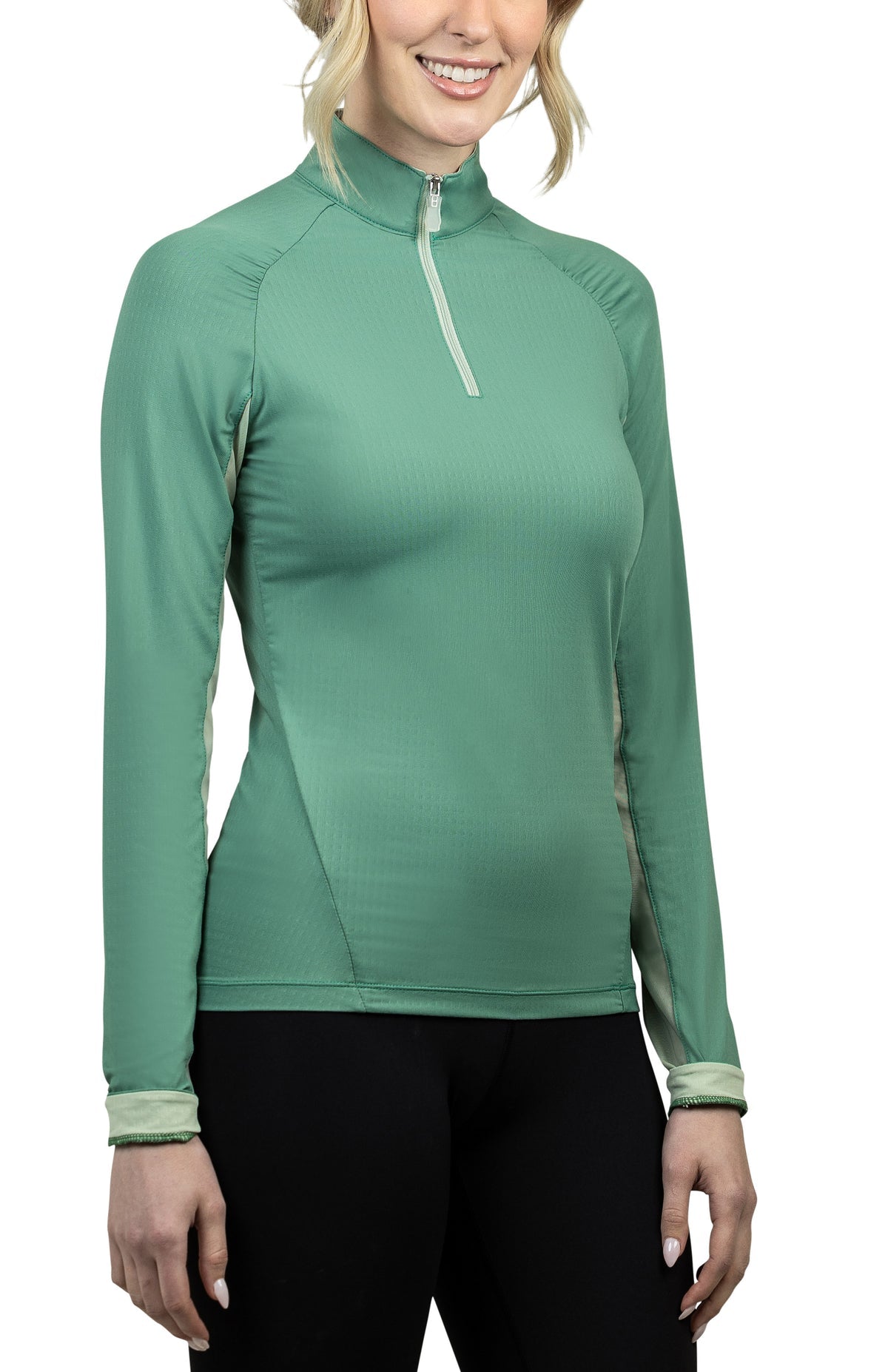 Kastel Denmark Spruce Shirred Shoulder Raglan