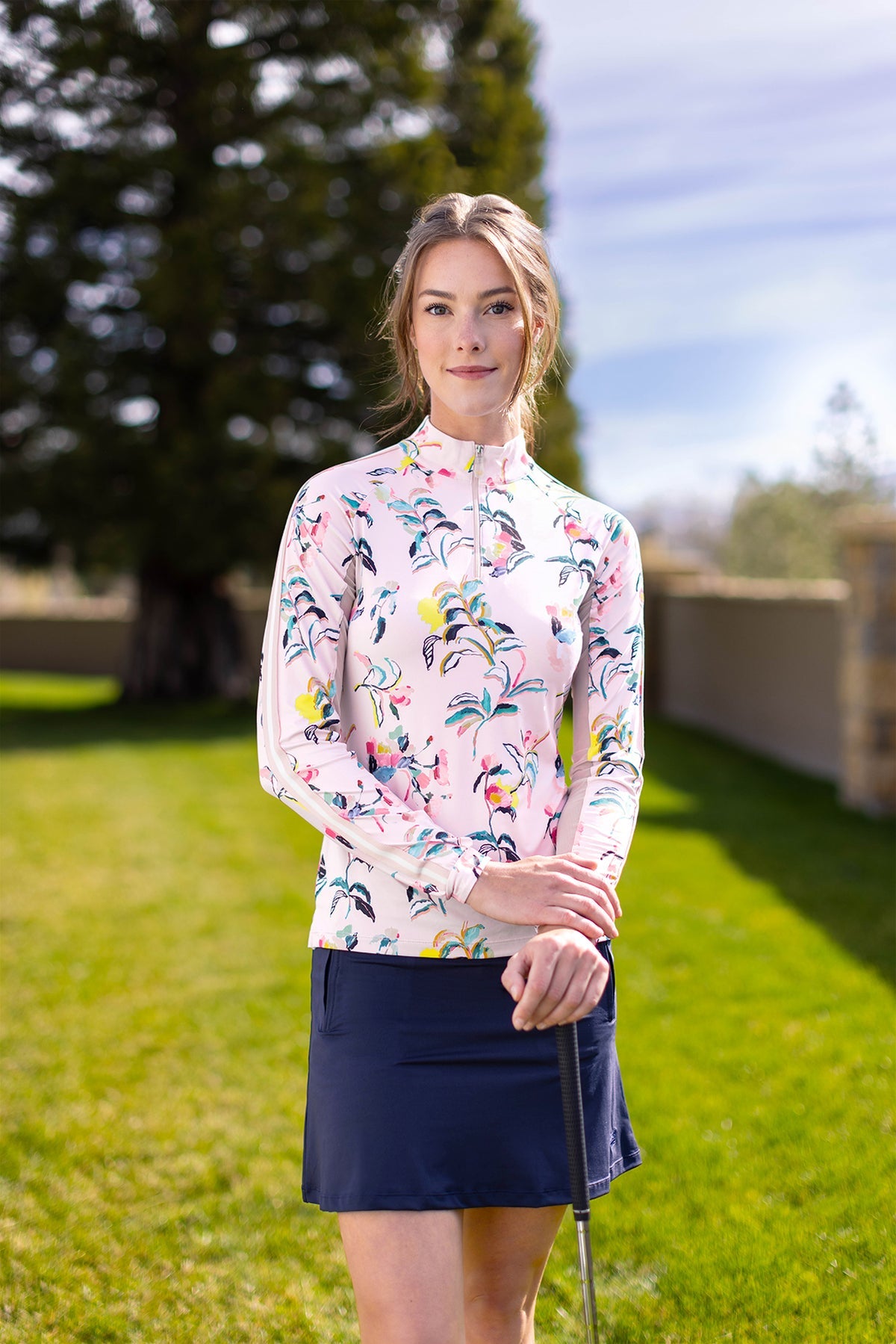Kastel Denmark Long Sleeve Coral Garden Blooms