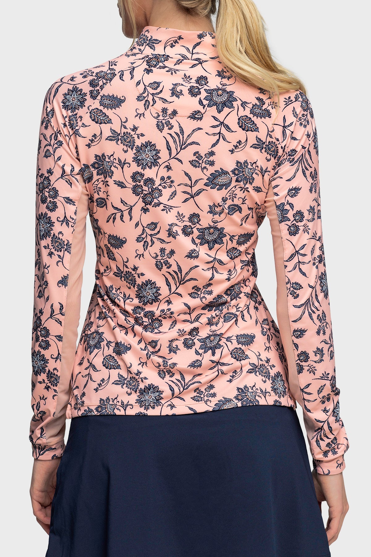 Kastel Denmark Long Sleeve Jacobean Peach Floral