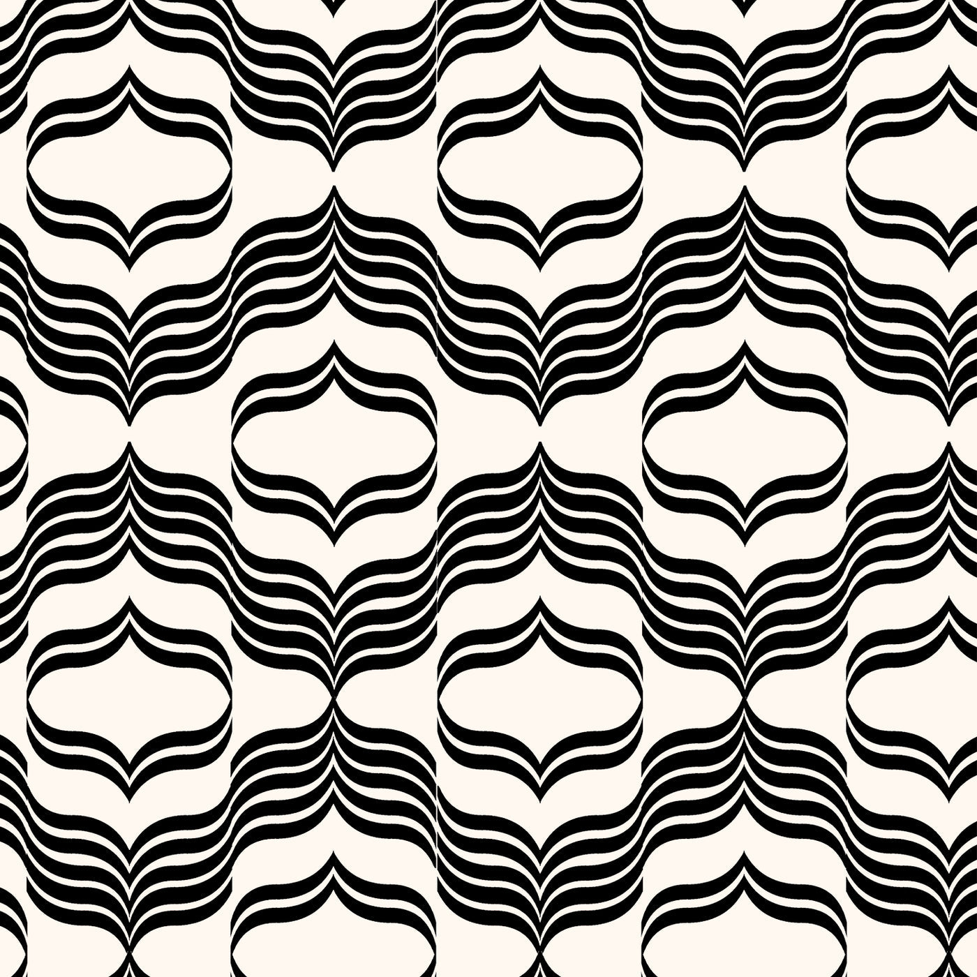 Kastel Denmark Cap Sleeve Black and White Geometric