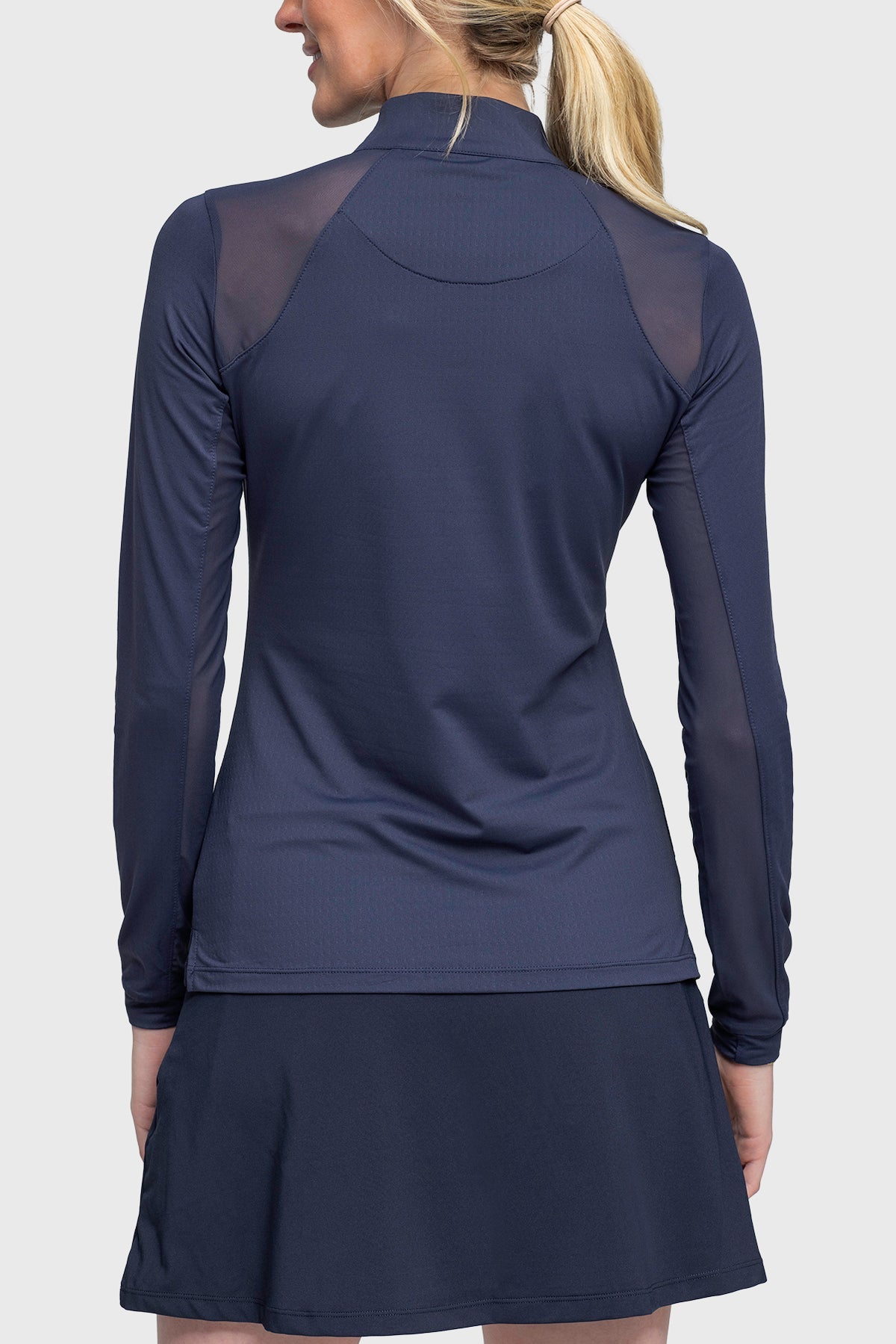 Kastel Sport Long Sleeve Navy Mesh Shoulder
