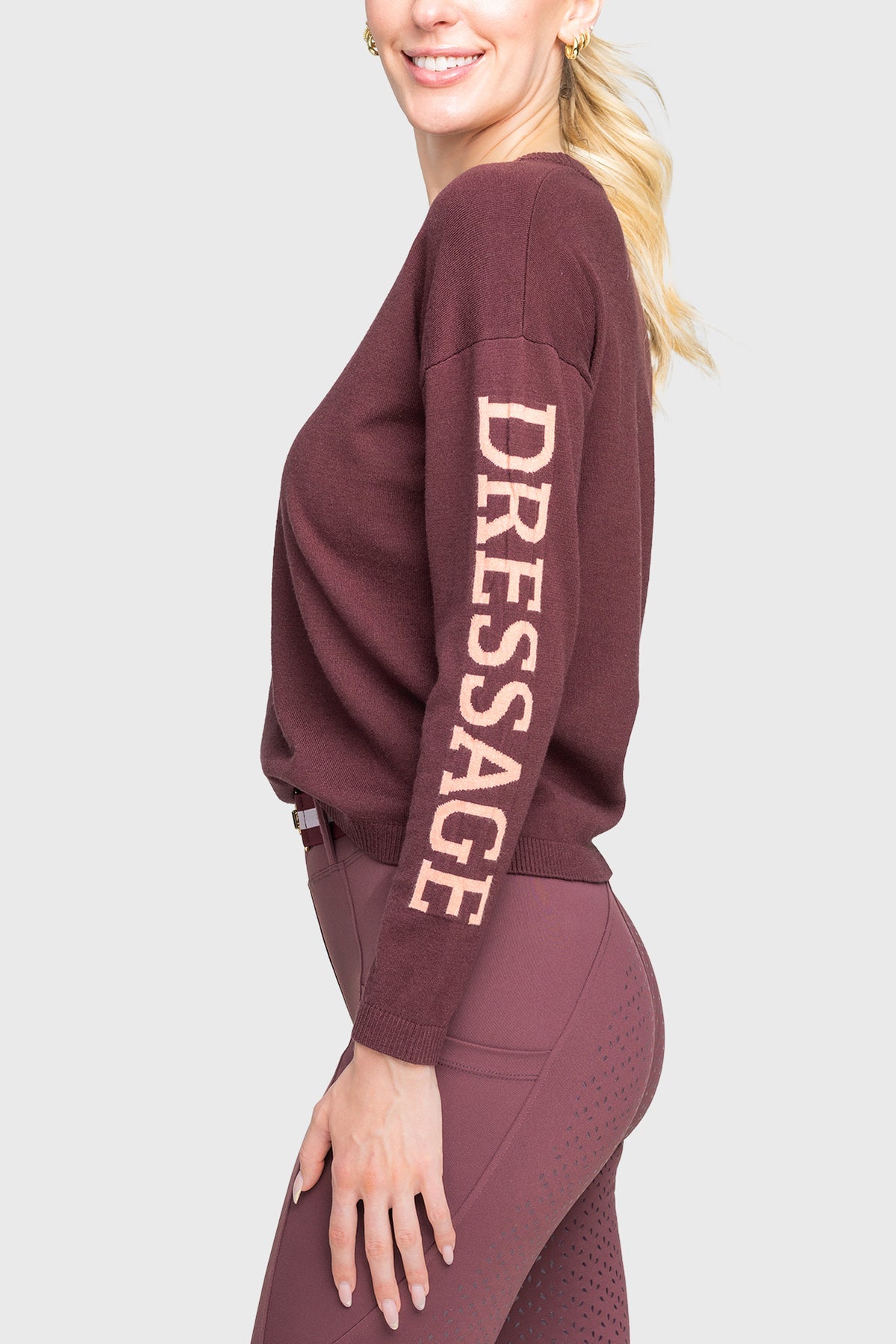 Kastel Denmark Cabernet and Rose Sweater Dressage
