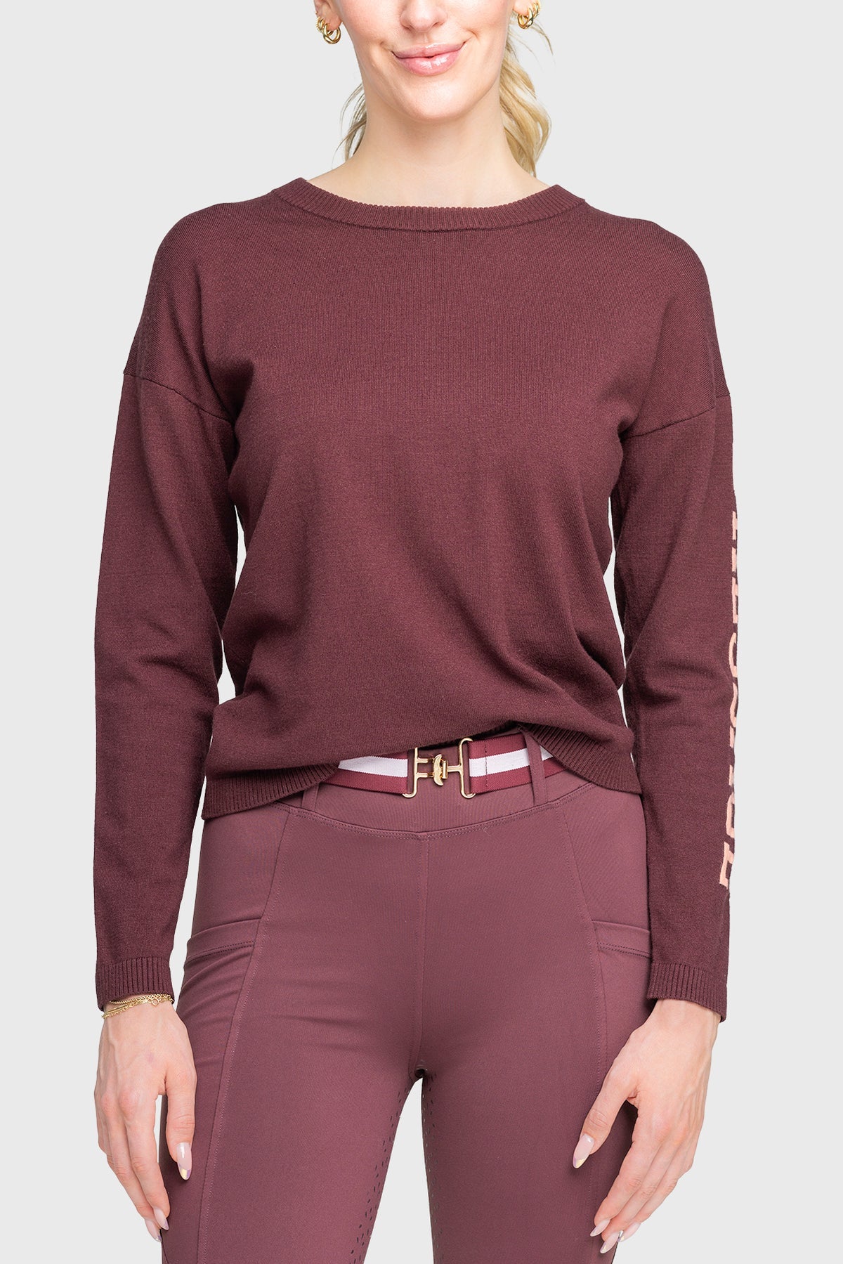 Kastel Denmark Cabernet and Rose Sweater Dressage