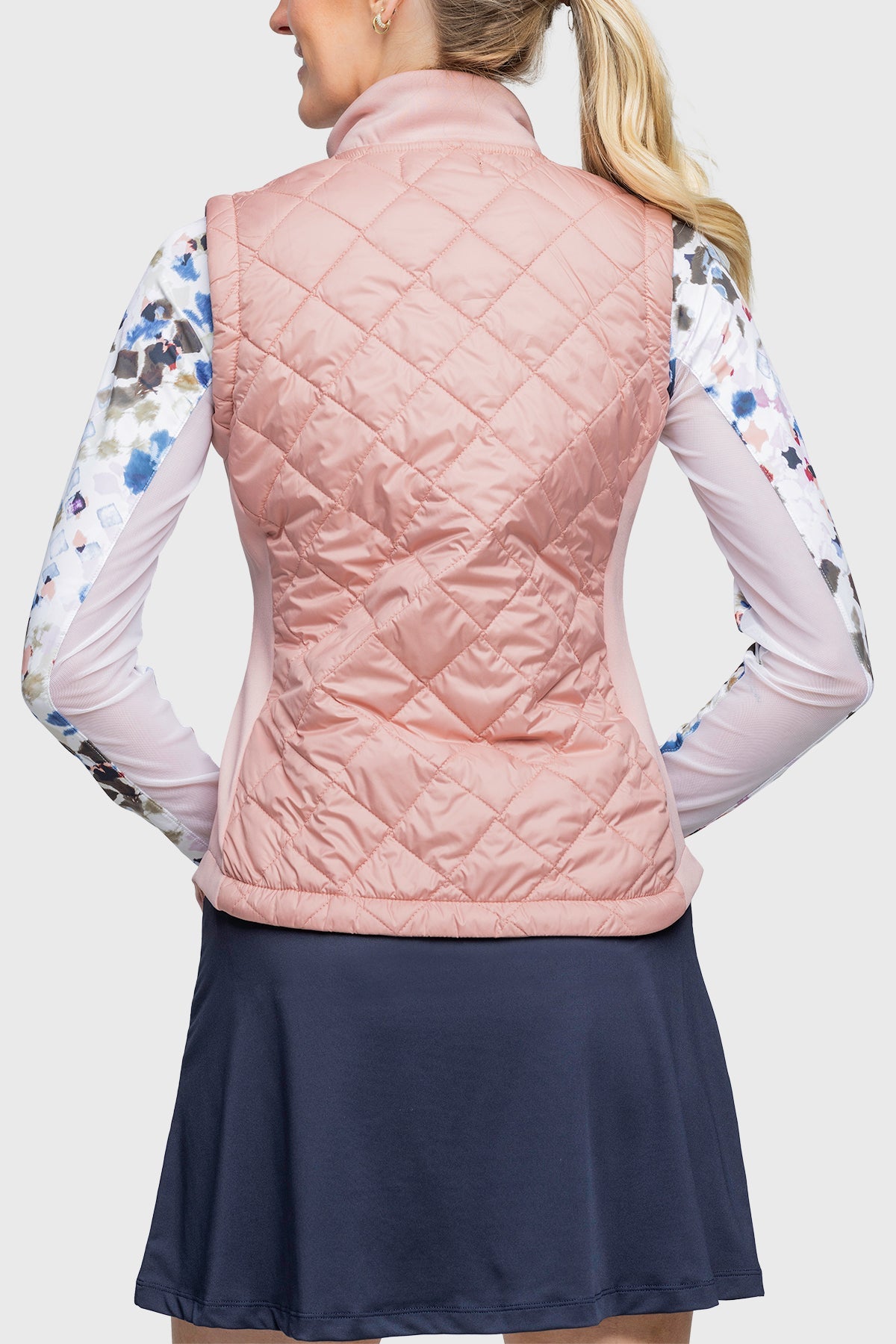 Kastel Denmark Full Zip Blush Quilted Vest