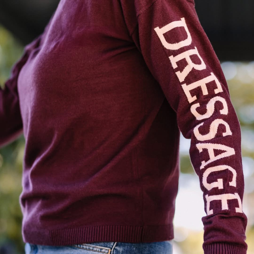 Kastel Denmark Cabernet and Rose Sweater Dressage