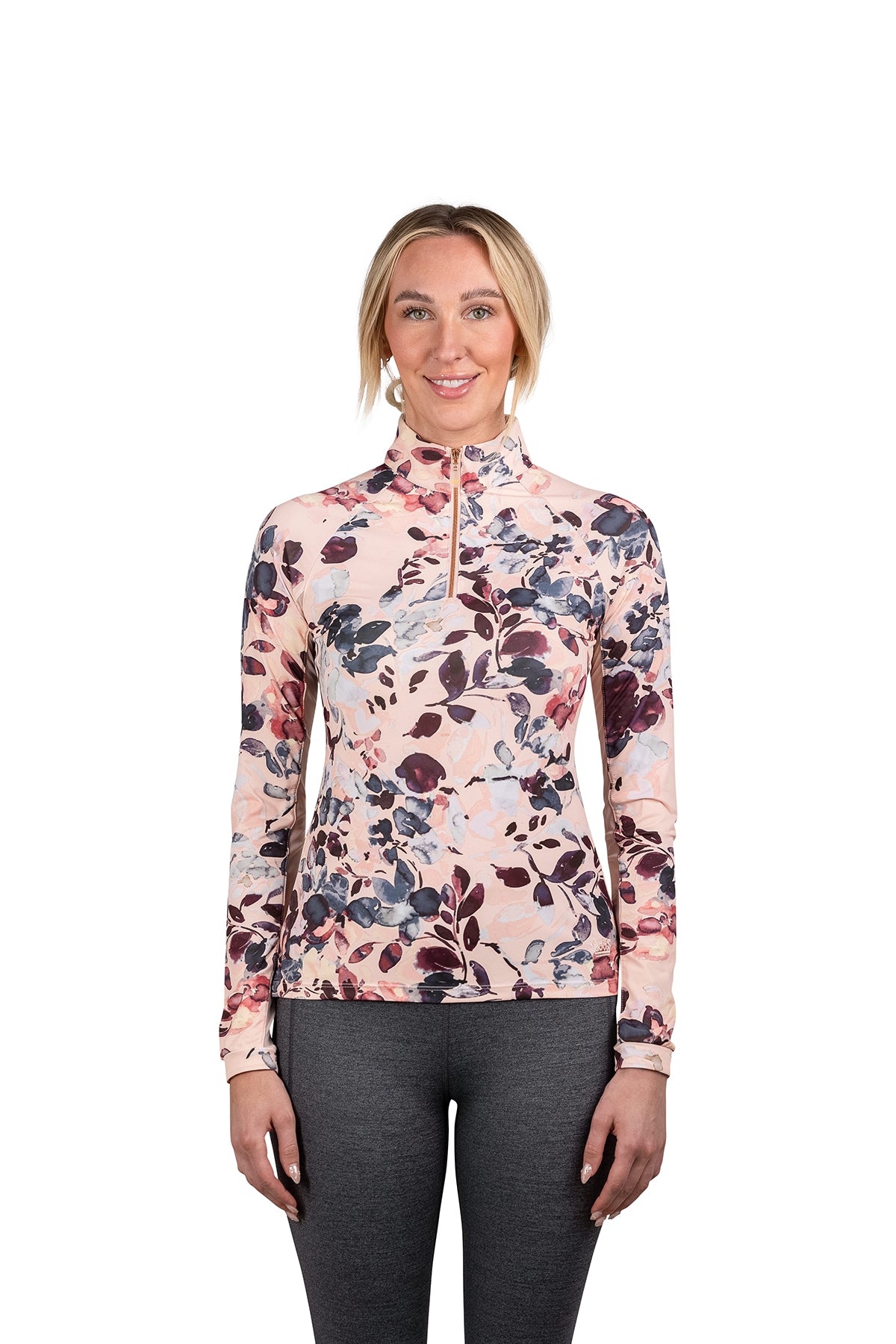 Long Sleeve Pearl Blush Watercolour Floral
