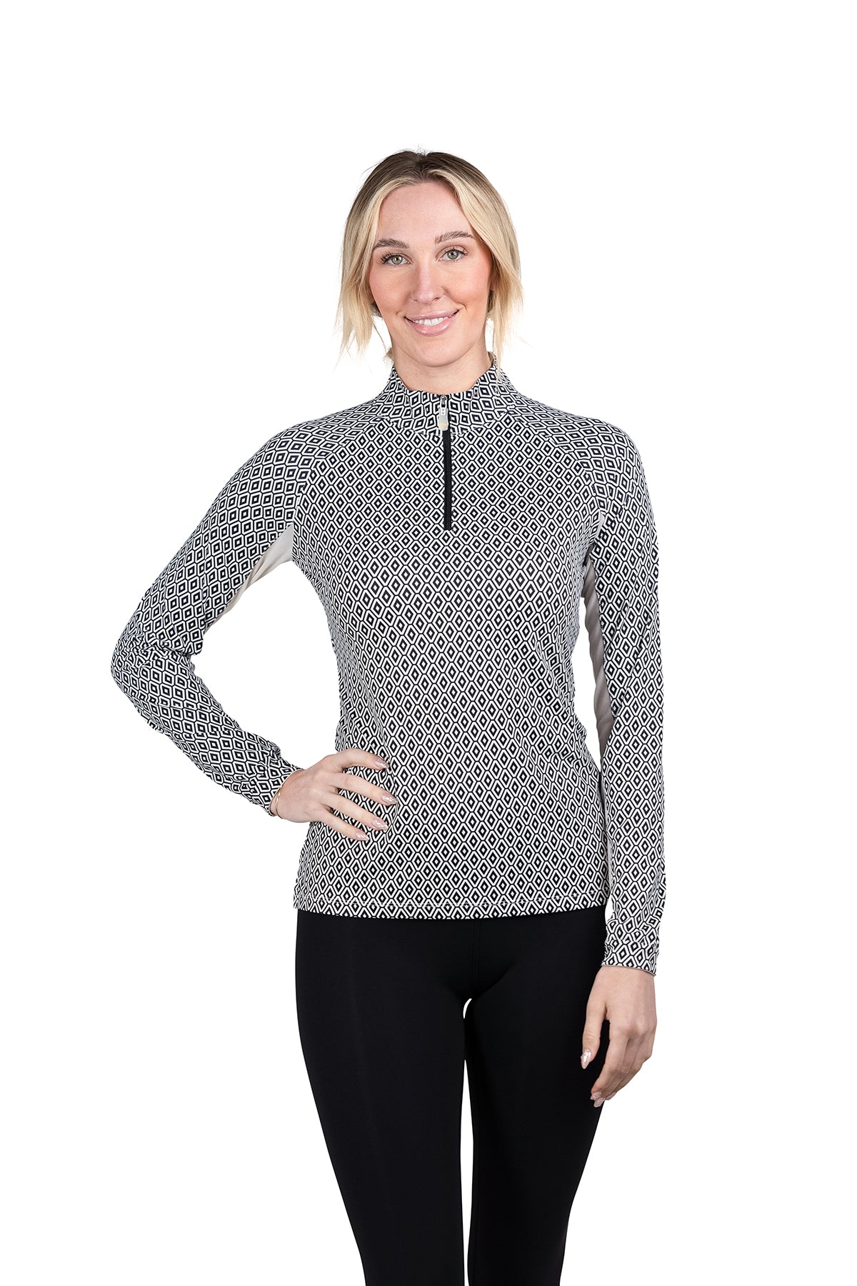 Kastel Denmark Long Sleeve Black and White