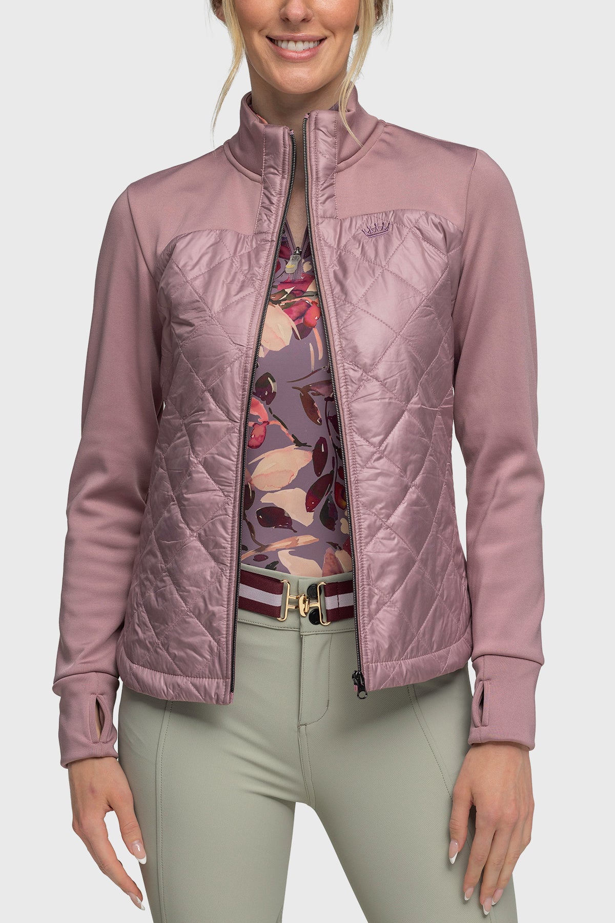 Kastel Denmark Quilted Jacket Dusty Mauve