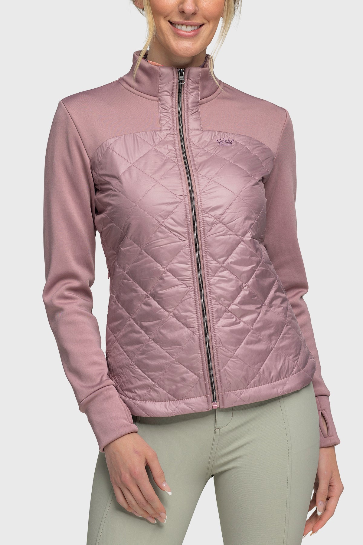 Kastel Denmark Quilted Jacket Dusty Mauve