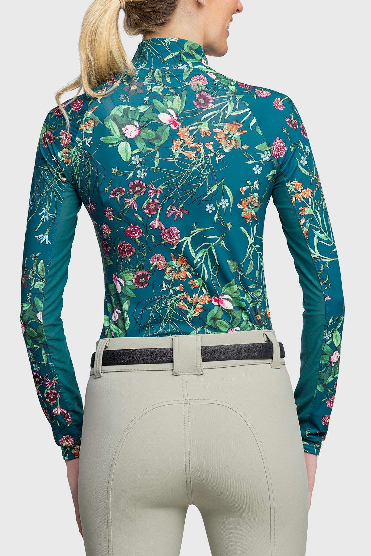 Kastel Denmark Long Sleeve Teal Botanical