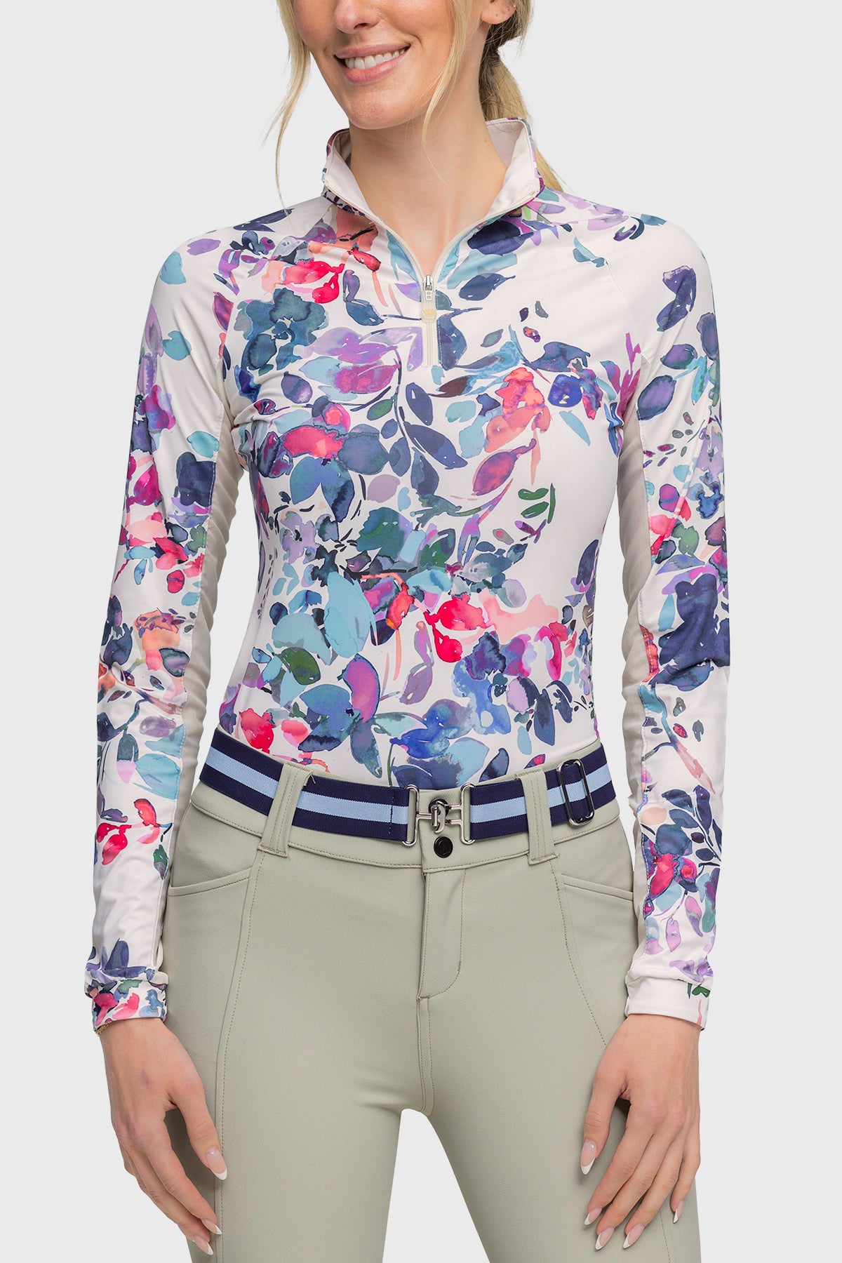 Kastel Denmark Long Sleeve Amethyst Watercolour Floral
