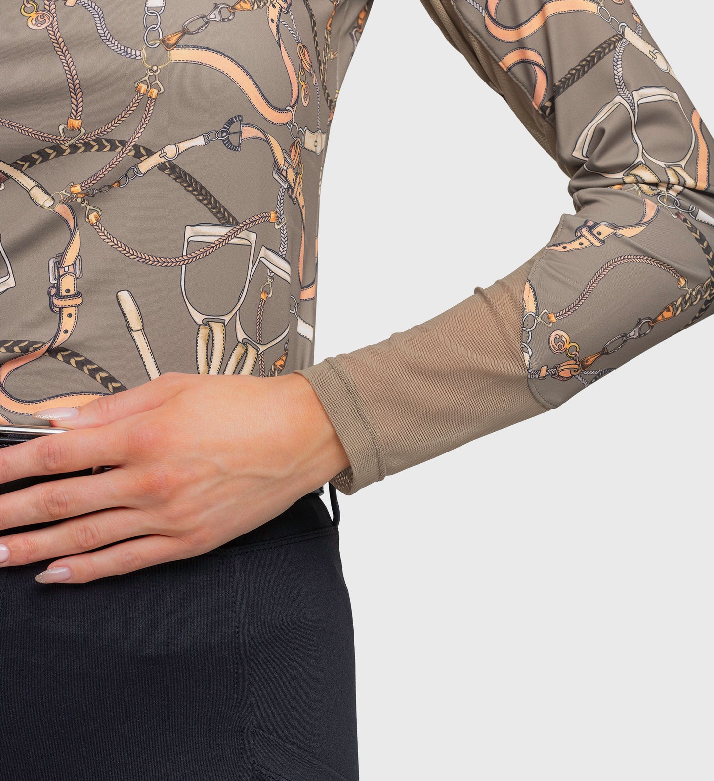 Kastel Denmark Long Sleeve Taupe Belts