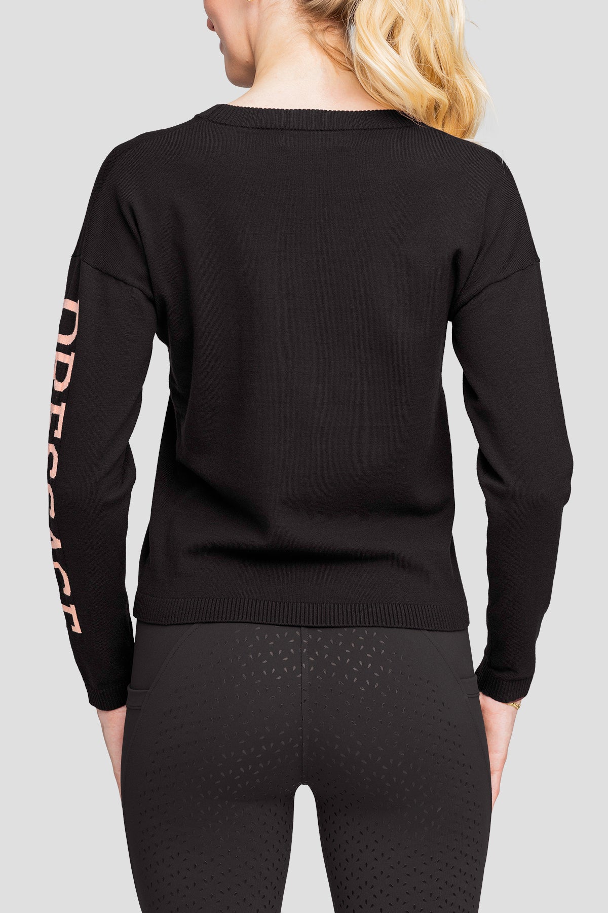 Kastel Denmark Black & Rose Crewneck "Dressage" Sweater
