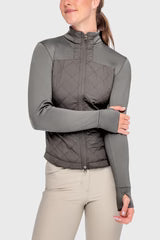 Kastel Denmark Slate Quilted Full Zip Jacket
