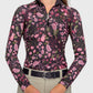 Kastel Denmark Black Modern Begonia Long Sleeve 1/4 Zip Sun Shirt XSmall Only