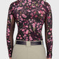 Kastel Denmark Black Modern Begonia Long Sleeve 1/4 Zip Sun Shirt XSmall Only