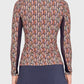 Kastel Denmark Long Sleeve Navy Plumes 1/4 Zip Sun Shirt
