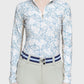 Kastel Denmark Long Sleeve Chambray Blue Poppies