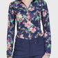 Kastel Denmark Long Sleeve Navy Lush Garden