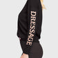 Kastel Denmark Black & Rose Crewneck "Dressage" Sweater