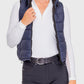 Kastel Denmark Navy and Black Reversible Quilted Puffer Vest
