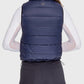 Kastel Denmark Navy and Black Reversible Quilted Puffer Vest