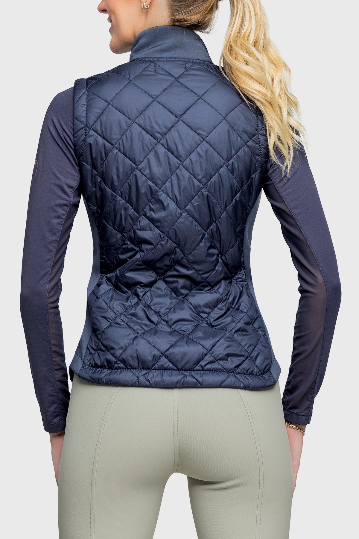 Kastel Denmark Quilted Vest Navy