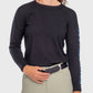 Kastel Denmark Black with Sailor Blue "Equestrian" Crewneck Sweater