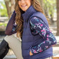 Kastel Denmark Navy and Black Reversible Quilted Puffer Vest