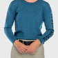 Kastel Denmark Sailor Blue with Black "Equestrian" Crewneck Sweater
