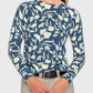 Kastel Denmark Sailor Blue French Tulip Crewneck Sweater