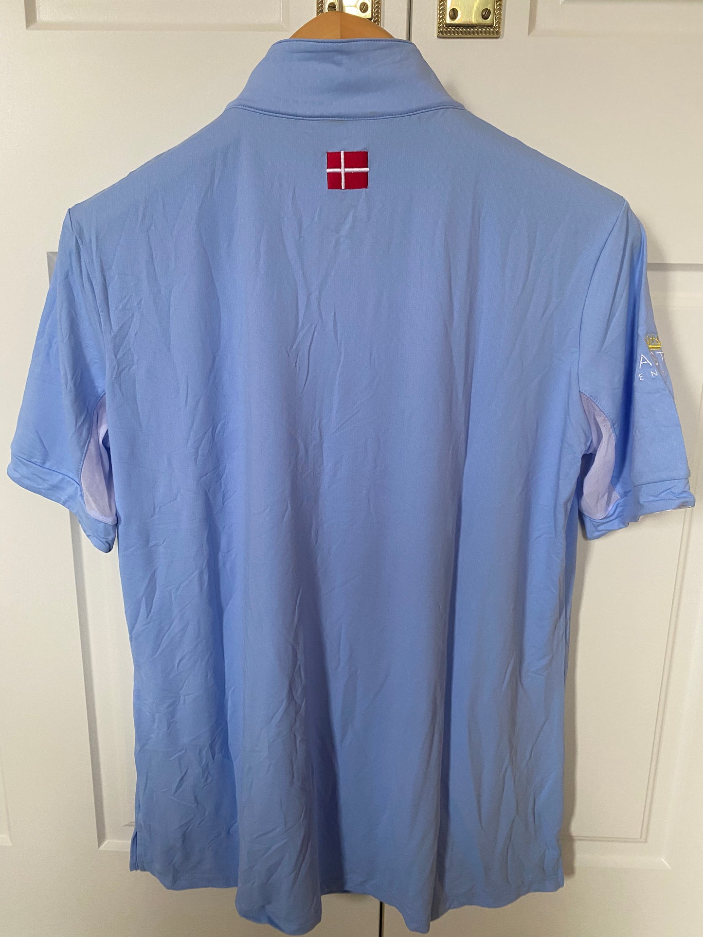 Kastel Denmark Short Sleeve Light Blue with White Trim