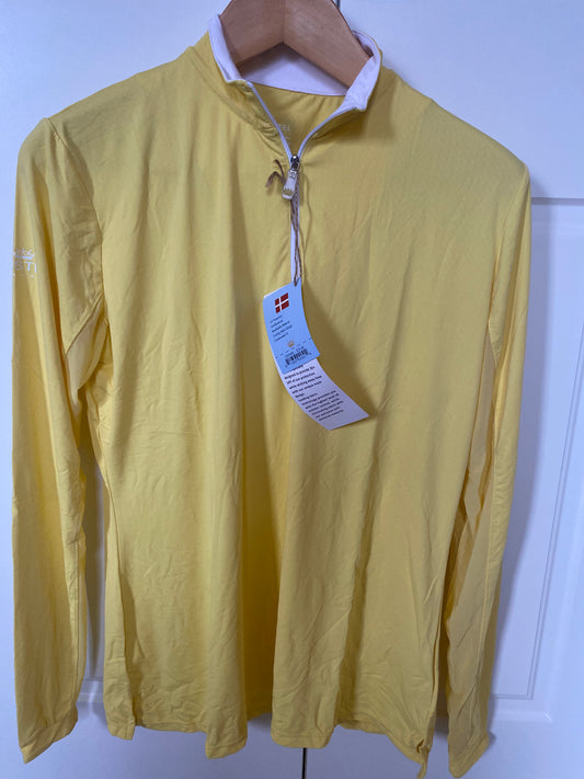 Kastel Denmark Long Sleeve Yellow with White Trim